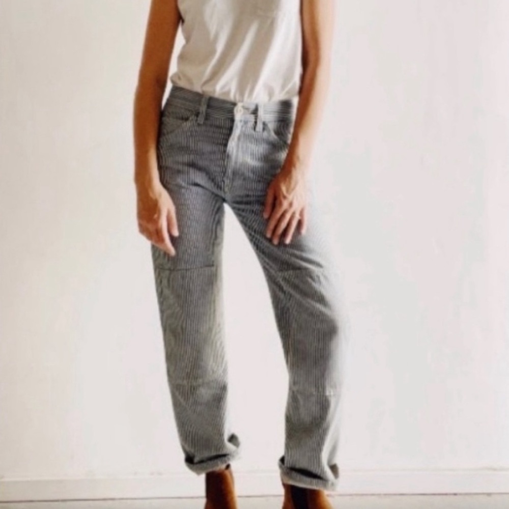 Hey Gang Railroad Stripe Pants